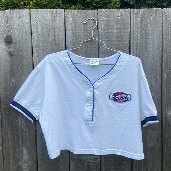 Vintage Trends Crop Top Shirt - Picture 1 of 3